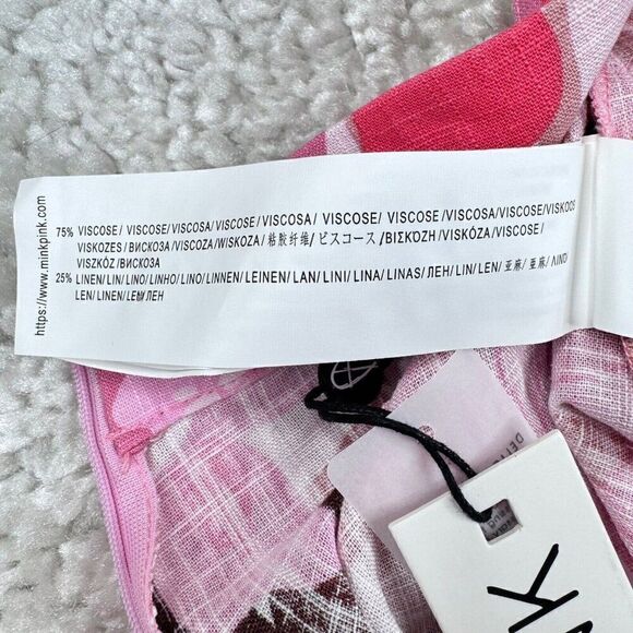 MINKPINK Cali Shorts Pink Floral NEW - Picture 7 of 13